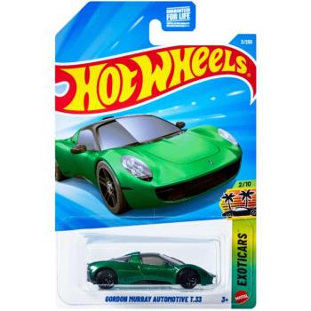Hot Wheels: Gordon Murray Automotive T.33 zöld kisautó 1/64 – Mattel kép