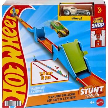 Hot Wheels: Kaszkadőr kezdőszett - Slam Jump Challenge játékszett - Mattel kép