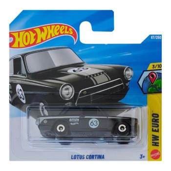 Hot Wheels: Lotus Cortina fekete kisautó 1/64 - Mattel kép