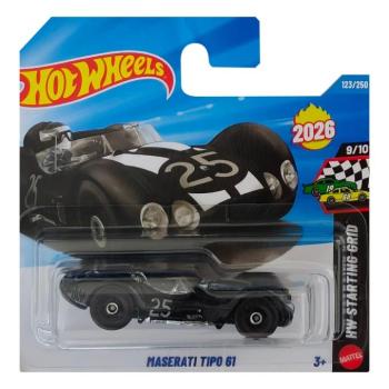 Hot Wheels: Maserati Tipo 61 fekete kisautó 1/64 - Mattel kép