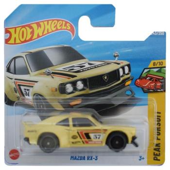 Hot Wheels: Mazda RX-3 sárga kisautó 1/64 - Mattel kép