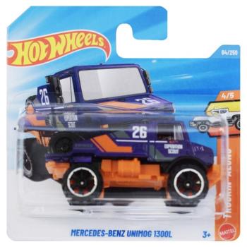 Hot Wheels: Mercedes-Benz Unimog 1300L lila kisautó 1/64 - Mattel kép