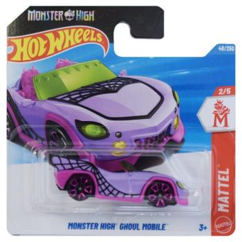 Hot Wheels: Monster High Ghoul Mobile lila kisautó 1/64 - Mattel kép