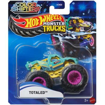 Hot Wheels Monster Truck: Totaled színváltós kisautó 1/64 - Mattel kép