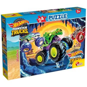 Hot Wheels Monster trucks 24db-os puzzle 35x25cm - Lisciani kép