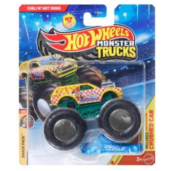 Hot Wheels Monster Trucks: Chili N’ Hot Dogs monster kisautó 1/64 – Mattel kép