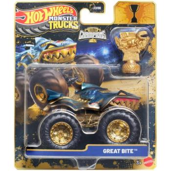 Hot Wheels Monster Trucks: Great Bite bajnok kisautó serleggel 1/64 – Mattel kép