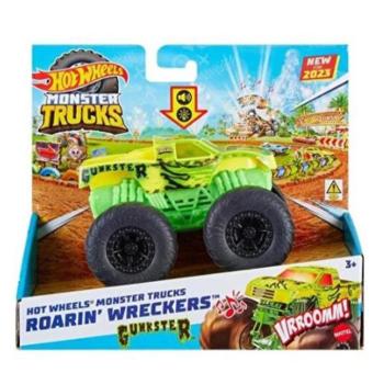 Hot Wheels Monster Trucks: Gunkster monster autó fény és hangeffektekkel 1/43 - Mattel kép
