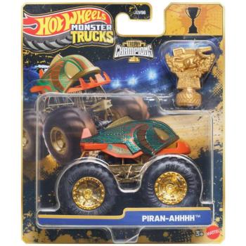Hot Wheels Monster Trucks: Piran-Ahhh bajnok kisautó serleggel 1/64 – Mattel kép