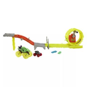 Hot Wheels Monster Trucks: Power Smasher Hajsza pályaszett - Mattel kép