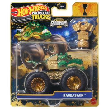 Hot Wheels Monster Trucks:Rageasaur bajnok monster kisautó serleggel 1/64 - Mattel kép