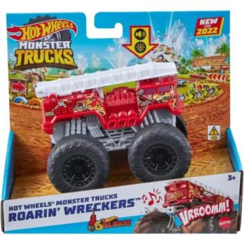 Hot Wheels Monster Trucks: Roarin' Wreckers kisautó fény és hangeffektekkel 1/43 - Mattel kép
