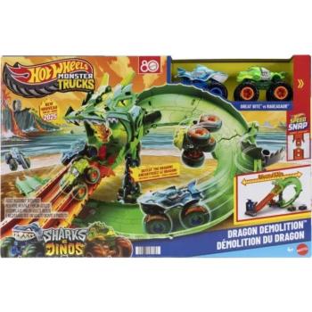 Hot Wheels Monster Trucks: Sárkányfutam pályaszett - Mattel kép