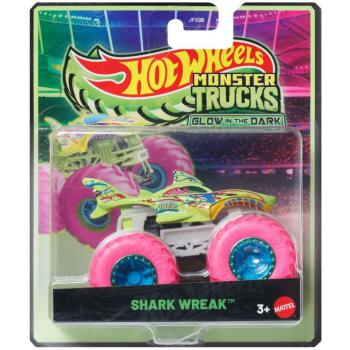 Hot Wheels Monster Trucks: Shark Wreak sötétben világító kisautó 1/64 – Mattel kép