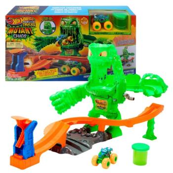 Hot Wheels Monster Trucks Slimeszörny Káosz Pályaszett - Mattel kép