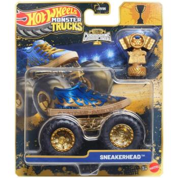 Hot Wheels Monster Trucks: Sneakerhead bajnok kisautó serleggel 1/64 – Mattel kép