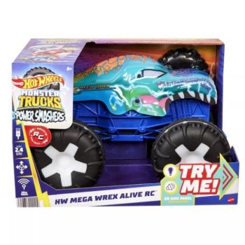 Hot Wheels Monster Trucks: Távirányítós interaktív Mega Wrex monster kisautó - Mattel kép