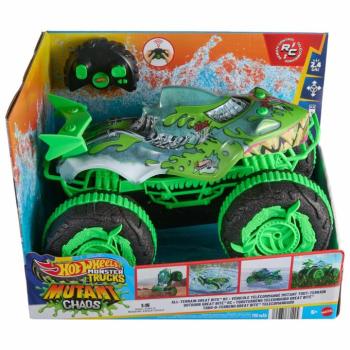 Hot Wheels Monster Trucks Távirányítós Kétéltű Great Bite 1/15 - Mattel kép