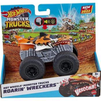 Hot Wheels Monster Trucks Tiger Shark járgány fényekkel és hangokkal 1/43 - Mattel kép