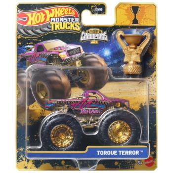 Hot Wheels Monster Trucks: Torque Terror bajnok kisautó serleggel 1/64 – Mattel kép