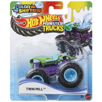 Hot Wheels Monster Trucks: Twin Mill színváltós autó 1/64 - Mattel kép