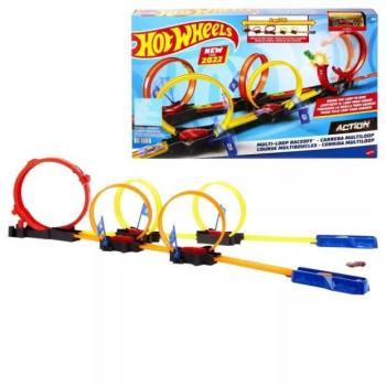 Hot Wheels: Multi-Loop Race Off versenypálya szett kép