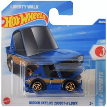 Hot Wheels: Nissan Skyline 2000GT-R LBWK kék kisautó 1/64 - Mattel kép