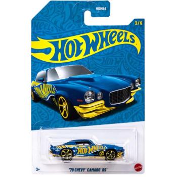 Hot Wheels Pearl & Chrome: '70 Chevy Camaro RS kisautó 1/64 - Mattel kép