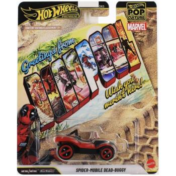 Hot Wheels Pop Kultúra Deadpool Spider-Mobile Dead-Buggy kisautó 1/64 – Mattel kép