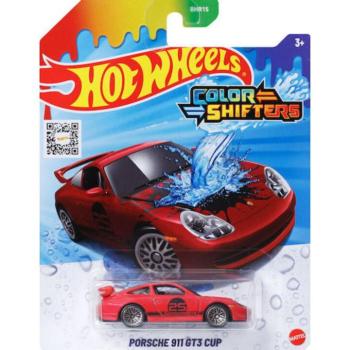 Hot Wheels: Porsche 911 GT3 Cup színváltós kisautó 1/64 - Mattel kép