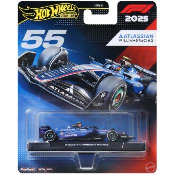 Hot Wheels Premium: Atlassian Williams Racing F1 Team #55 Formula 1 kisautó 1/64 - Mattel kép