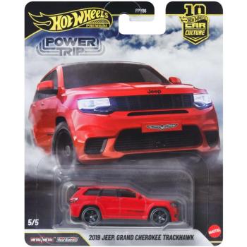 Hot Wheels Premium: Cool-túra 2019 Jeep Grand Cherokee Trackhawk kisautó 1/64 - Mattel kép