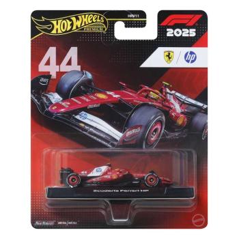 Hot Wheels Premium: Lewis Hamilton Ferrari #44 Formula 1 kisautó 1/64 - Mattel kép