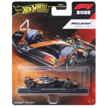 Hot Wheels Premium: McLaren Formula 1 team No.:4 kisautó 1/64 - Mattel kép