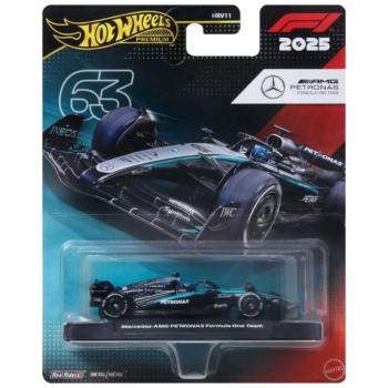 Hot Wheels Premium: Mercedes-AMG Petronas Formula 1 team No.:63 kisautó 1/64 - Mattel kép