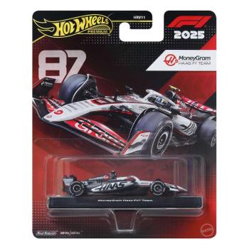 Hot Wheels Premium: Oliver Bearman Haas #87 Formula 1 kisautó 1/64 - Mattel kép
