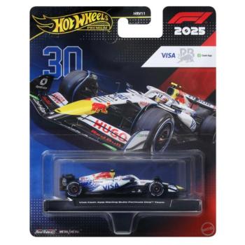 Hot Wheels Premium: Visa Cash App Racing Bulls Formula 1 team No.:30 kisautó 1/64 - Mattel kép