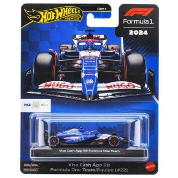 Hot Wheels Premium: Visa Cash App RB Formula 1 No. 22 kisautó 1/64 – Mattel kép