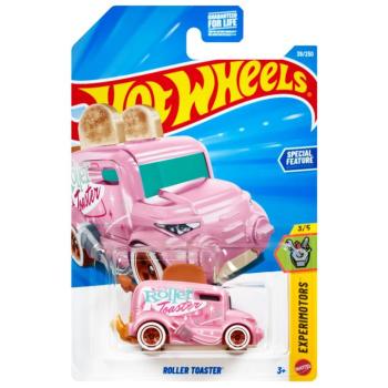 Hot Wheels: Roller Toaster rózsaszín kisautó 1/64 - Mattel