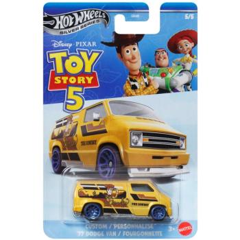 Hot Wheels Silver Series: Toy Story '77 Dodge Van kisautó 1/64 - Mattel kép