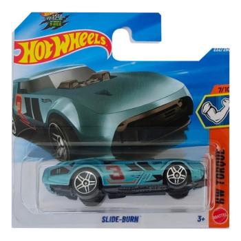 Hot Wheels: Slide-Burn türkiz kisautó 1/64 - Mattel