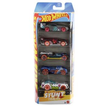 Hot Wheels: Stunt Tracks 5db-os kisautó szett - Mattel kép
