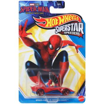 Hot Wheels: Superstar Speeders Pókember El Segundo Coupé kisautó 1/64 - Mattel kép