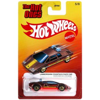 Hot Wheels: The Hot Ones Lamborghini Countach Pace Car kisautó 1/64 - Mattel kép