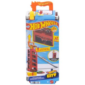 Hot Wheels: Turbó start tűzoltóállomás 2db kisautóval - Mattel kép