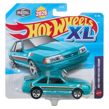 Hot Wheels XL: 1992 Ford Mustang Foxbody kisautó 1/43 – Mattel kép