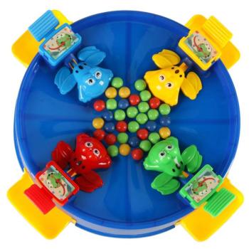 Hungry Frogs Jumping Frogs Arcade játék 4 játékos 3+ XXL kék kép