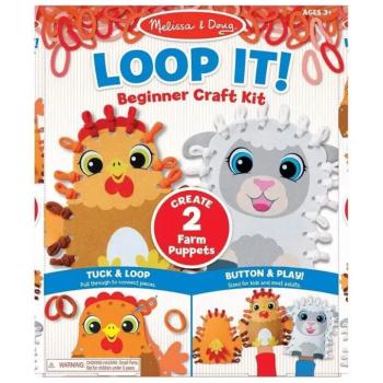 Hurkold! Farm állatai bábkészítő kreatív játékszett - Melissa & Doug kép
