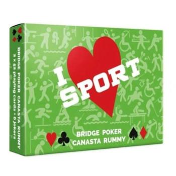 I LOVE SPORT - dupla römi kártya 110 lap kép