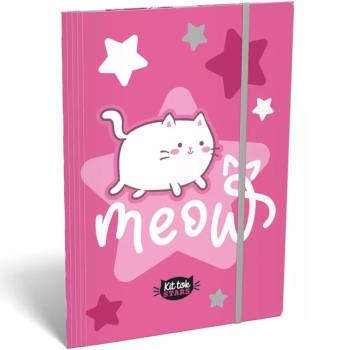 ICO: Lizzysuli Kittok stars cicás gumis mappa A/4 kép